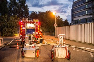 Winnenden: Dynamo brannte bei Firma Kaercher